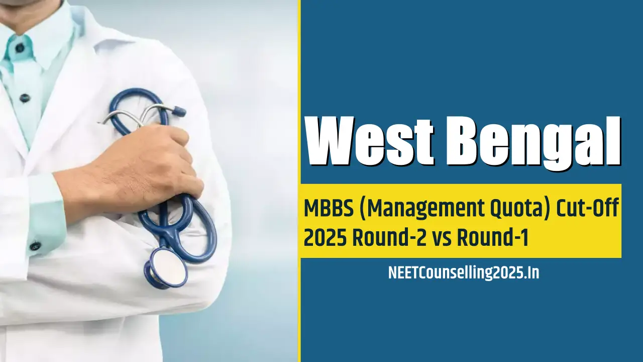 West Bengal MBBS (Management Quota) Cut-Off 2025