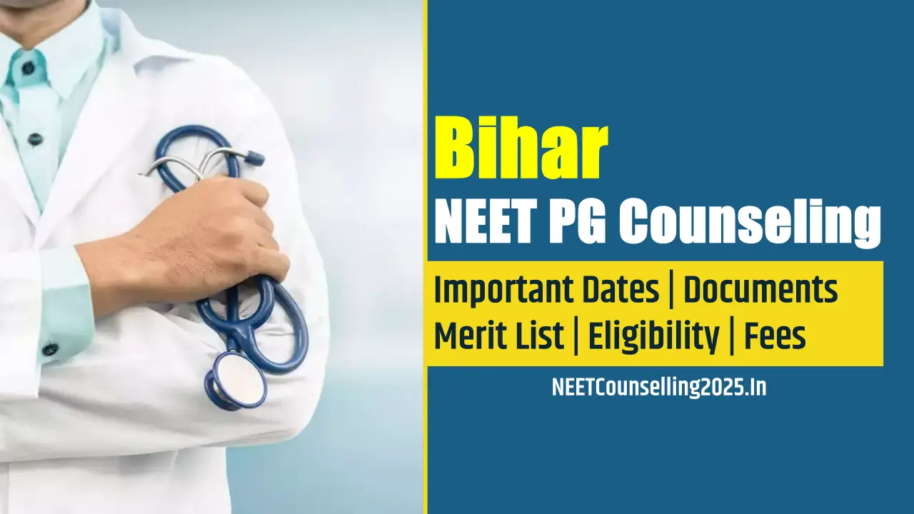 Bihar NEET PG Counselling