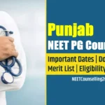 Punjab NEET PG Counselling 2026