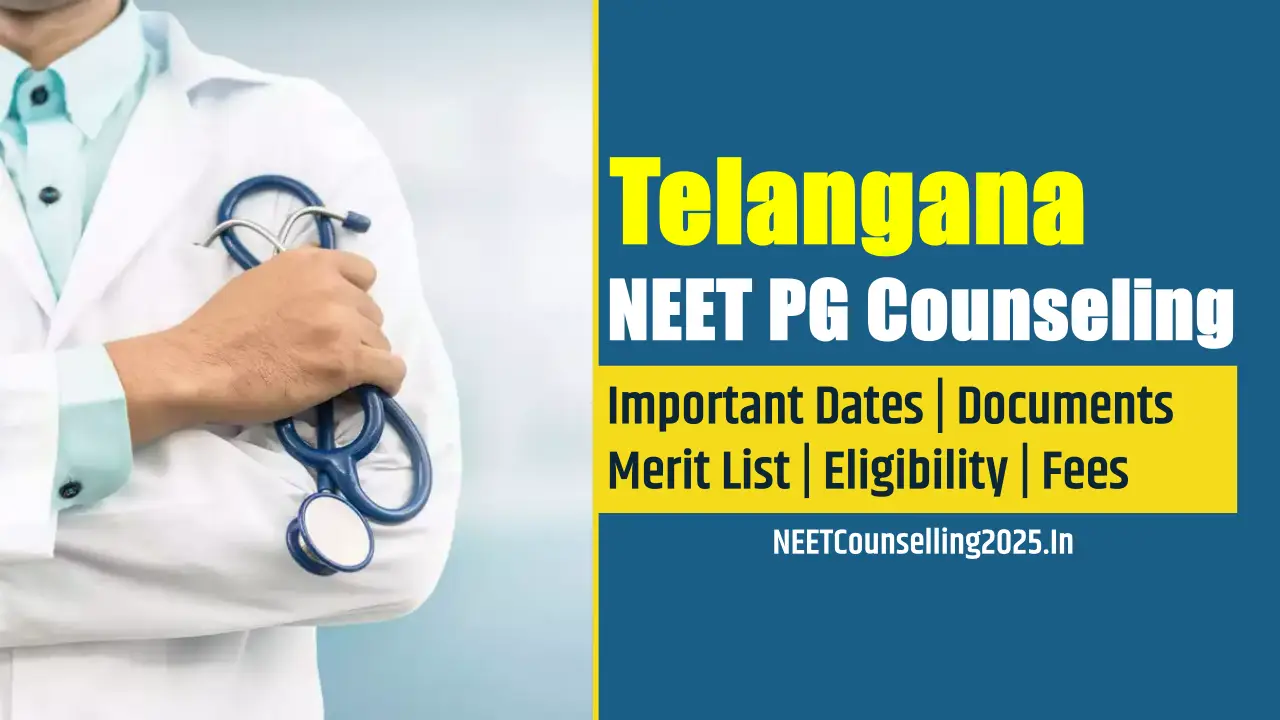 Telangana NEET PG Counselling