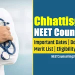 Chhattisgarh NEET Counselling 2026