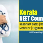 Kerala NEET Counselling 2026