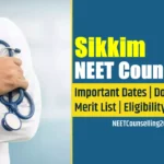 Sikkim NEET Counselling 2026