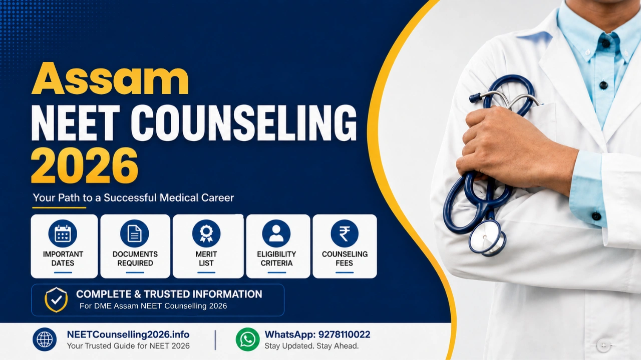 Assam NEET Counselling 2026