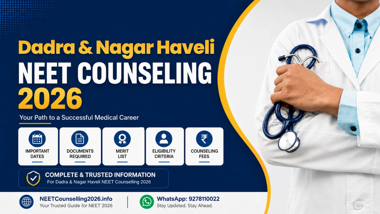 Dadra & Nagar Haveli Counselling 2026