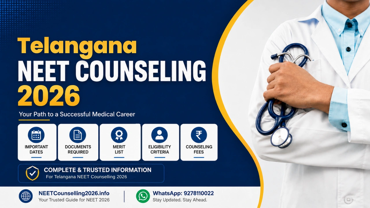 Telangana NEET Counselling 2026